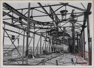 Plateforme supérieure du transporteur Heckel. La photo montre l'endroit où la partie inclinée montant vers les hauts-fourneaux a été démontée.