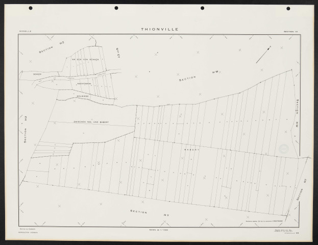 Oeutrange: section HX