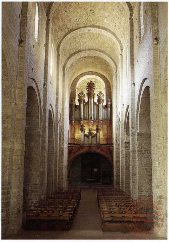 Orgue baroque de l'église de l'Abbatiale de Saint-Guilhem-le-Désert