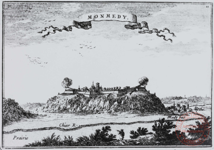 Plan et profil de Montmédy