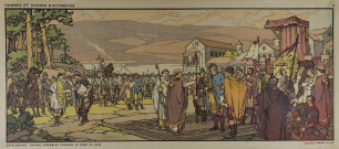 Charlemagne : grande assemblée franque au bord du Rhin