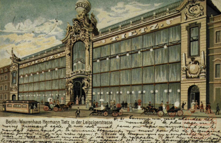 Berlin - Waarenhaus Hermann Tietz in der Leipzigerstrasse