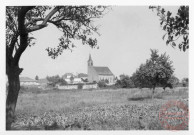 Eglise Saint-Rémi de Husange (commune de Cattenom), 6 rue des Seigneurs. Porte du XVIIIe