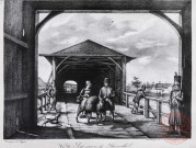 Vue du Pont-Couvert de Thionville