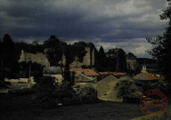 Rodemack - Vue d'ensemble sur les remparts du château fort dominant le village