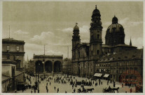 München. Feldherrnhalle und Theatinerkirche