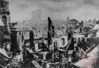[Thionville après le bombardement - Angle de la rue Neuve et de la rue de Paris]