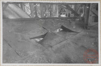 Plateforme n°3 (HF 1). Exemple de délabrement d'une plate-forme.