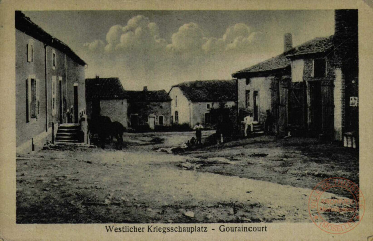 Westlicher Kriegsschauplatz - Gouraincourt