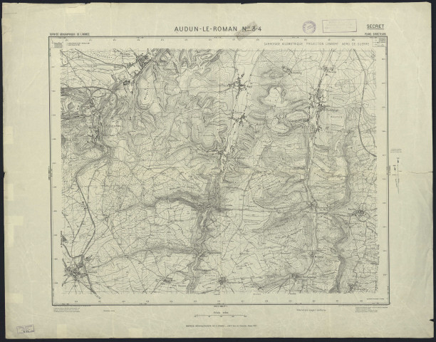 PLANS DIRECTEURS : AUDUN-LE-ROMAN n°3-4