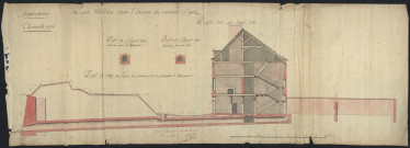 FORTIFICATION. THIONVILLE 1751. PRISON MILITAIRE DANS L'ENCEINTE DU COURONNE D'YUTZ