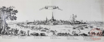 Thionville en 1643 pendant le siège par le Duc d'Enghien