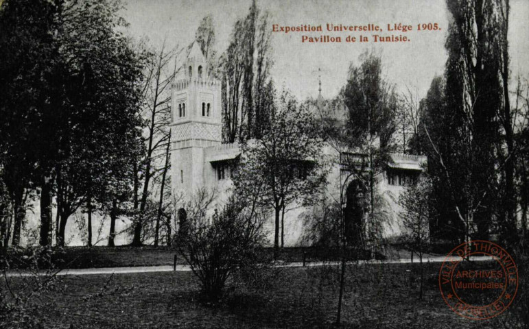 Exposition Universelle,Liège 1905. Pavillon de la Tunisie.