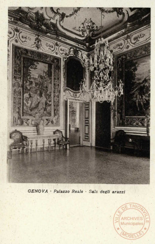 Genova- Palazzo Reale. Sala degli arazzi.