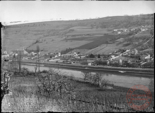 [Sierck-les-Bains, côté Apach. Au fond à droite Rustroff]