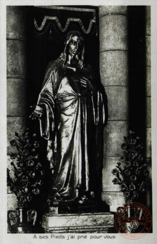 PARIS - Basilique du Sacré-Coeur de Montmartre, Statue du Sacré-Coeur