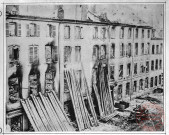 [Rue de l'Hôpital après les bombardements de 1870]