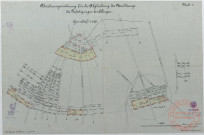 ABRECHNUNGSZEICHNUNG FÜR DIE ABGLEICHUNG DES NORDHANGS DER BEFESTIGUNGEN BEI ILLINGEN. BLATT 1.