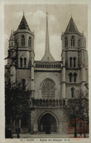 DIJON. Église Ste-Bénigne