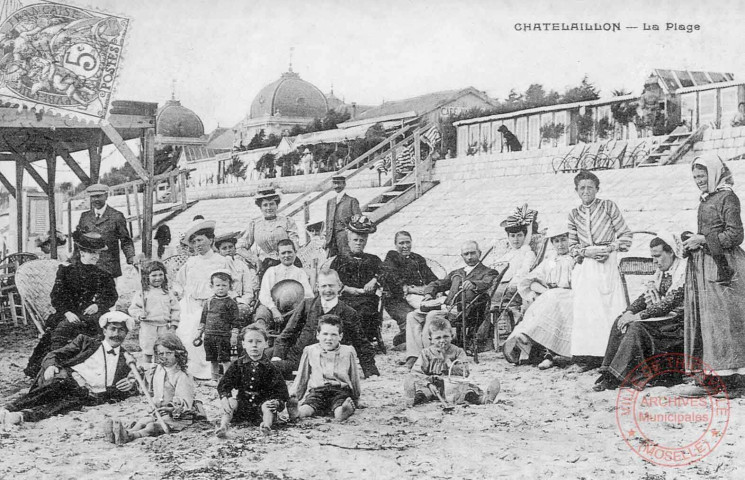 Cartes d'Autrefois (1890-1920) - Loisirs - Chatelaillon - La Plage