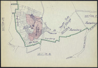 COMMUNE D'ILLANGE. EXTRAIT DU PLAN PARCELLAIRE SECTION 5