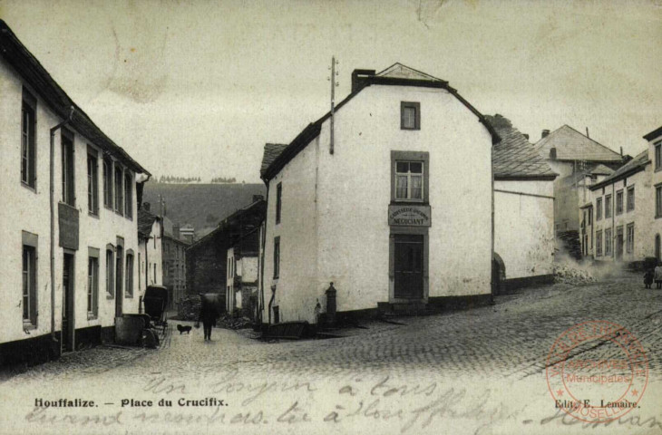 Houffalize. - Place du Crucifix.