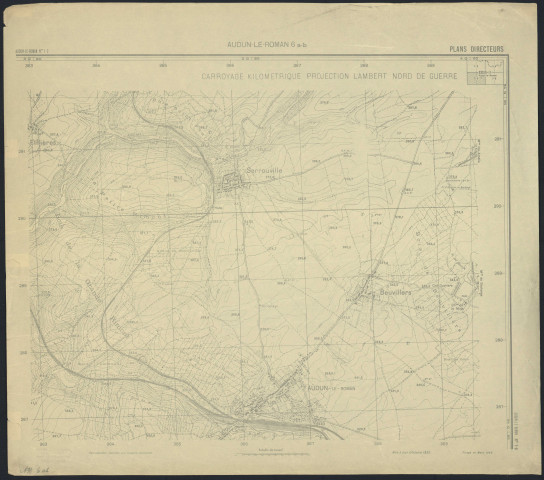 PLANS DIRECTEURS : AUDUN-LE-ROMAN 6 a-b