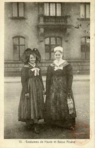 Costumes de Haute et Basse Alsace.