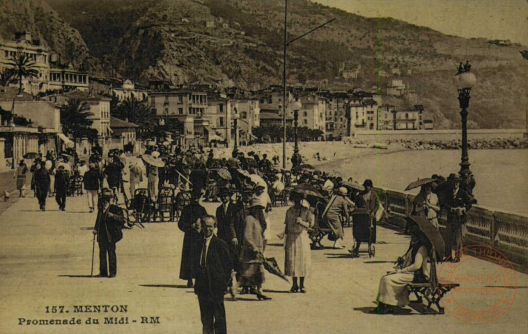 MENTON Promenade du Midi - RM