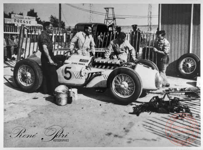 1948 Salon Grand Prix - Montlhéry - Talbot-Lago T26C, écurie France