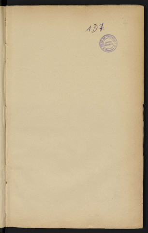 Registre de délibérations du conseil municipal du (2 frimaire an 6 au 29 germinal an 7)