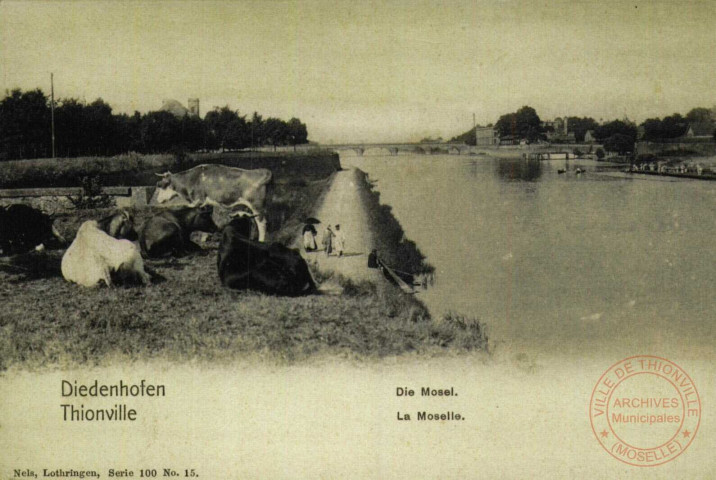 Diedenhofen - Die Mosel / Thionville - La Moselle