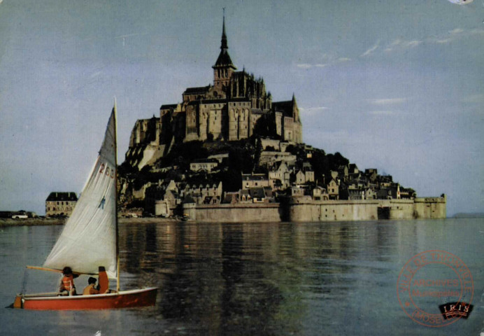 LE MONT-ST-MICHEL / Côté Est à Marée Haute