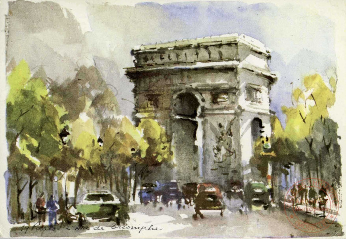 Paris - L'Arc de Triomphe