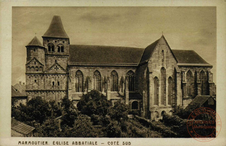 Marmoutier - Eglise Abbatiale - Coté Sud