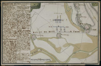 MANŒUVRE DE L'INFANTERIE CONTRE LA CAVALERIE EXECUTE AU CAMP DE LA MOZELLE LE 9 7bre 1755