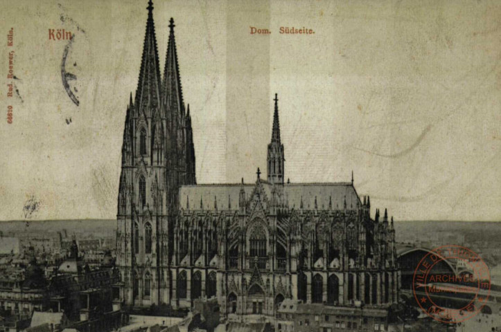 Köln . Dom. Südseite