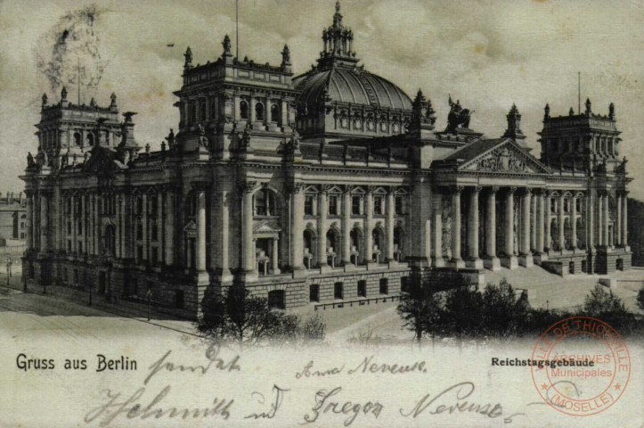 Gruss aus Berlin. Reichstagsgebäude