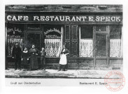 Café-Restaurant Etienne Speck, 26 rue du Four Banal en 1914