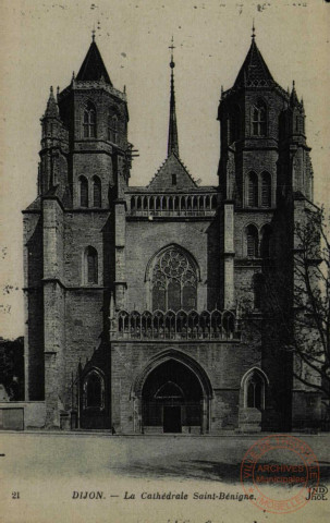 DIJON. La cathédrale Saint-Bénigne