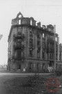 Guerre 1939-1945. Maisons angle avenue Albert 1er et boulevard Hildegarde après les bombardements