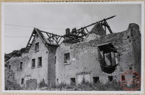 Logements d'Angevillers - cité B: n°33, 37, 39, 41, 43 vue de derrière.