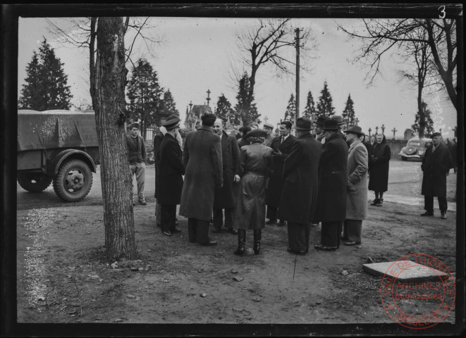 Foire exposition de 1948 - Autorités civiles et militaires