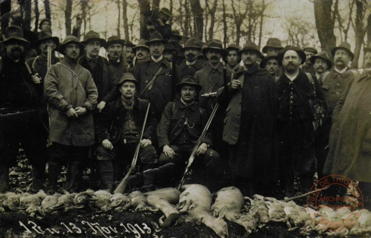 12 u. 13 Nov. 1913 [Partie de chasse ]