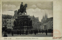 Köln a.Rh. Heumarkt (mit Denkmal König Wilhelm III)