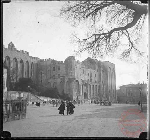 Avignon en novembre 1902 - Palais des Papes