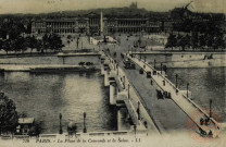 PARIS- La Place de la Concorde et la Seine