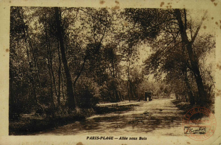 Paris-Plage - Allée sous Bois