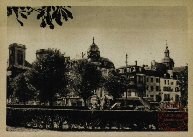 Thionville : Vue sur l'Eglise Cath.