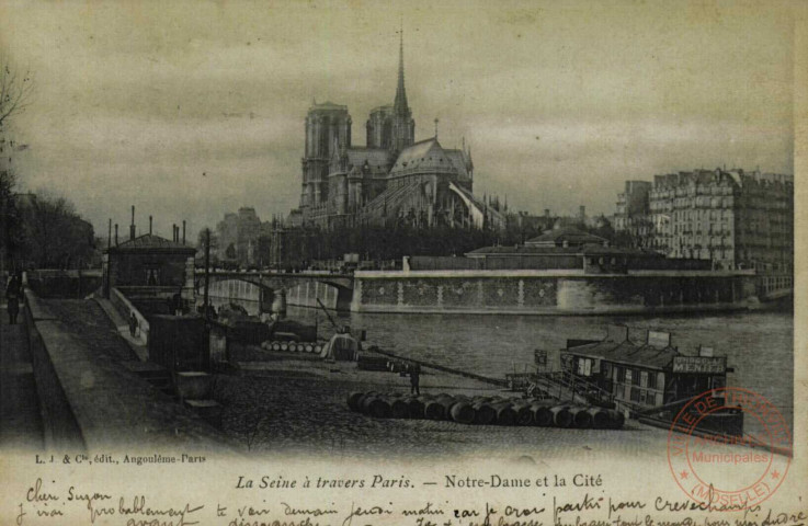 La Seine à travers Paris - Notre-Dame et la Cité